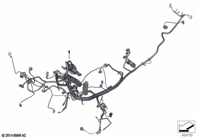 61117728030 - : Main Wiring Harness for BMW-Motorrad Image