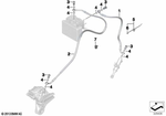34328548850 - : Brake Circuit Pipe, Rear for BMW-Motorrad Image