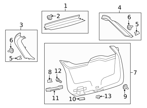 Interior Trim for 2023 Ford Edge #0