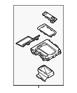 KGC36434002 - Body: Automatic Transmission Shift Cover Plate for Mazda Image