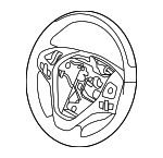 CT4Z3600CA - Steering: Steering Wheel for Ford: Edge Image