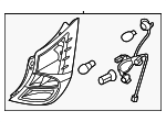 924011R210 - : 2012-2017 Hyundai Accent - Tail Lamp Assembly for Hyundai: Accent Image