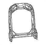 68581867AA - Body: Seat Back Frame for Mopar Image