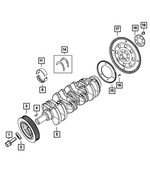 4884877AB - 2.4L Gas; Engine: Washer, Mounting for Mopar Image image