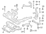 7119906489 - Suspension: Lateral Arm Bolt for BMW Image