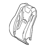 7155147260 - Body: Seat Back Pad for Toyota: Prius, Prius AWD-e, Prius Prime Image