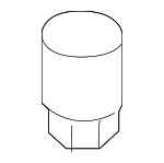 74829SJAE00 - Body: Trunk Lid Stopper for Acura: RL Image