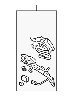 74851SJAA01 - Body: Lock Assembly for Acura: RL, RLX Image