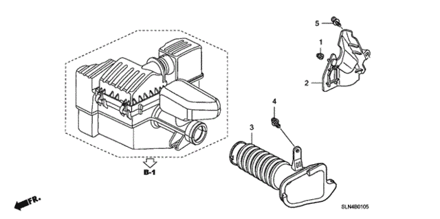 Air Intake Joint for 2007 Honda Fit #0