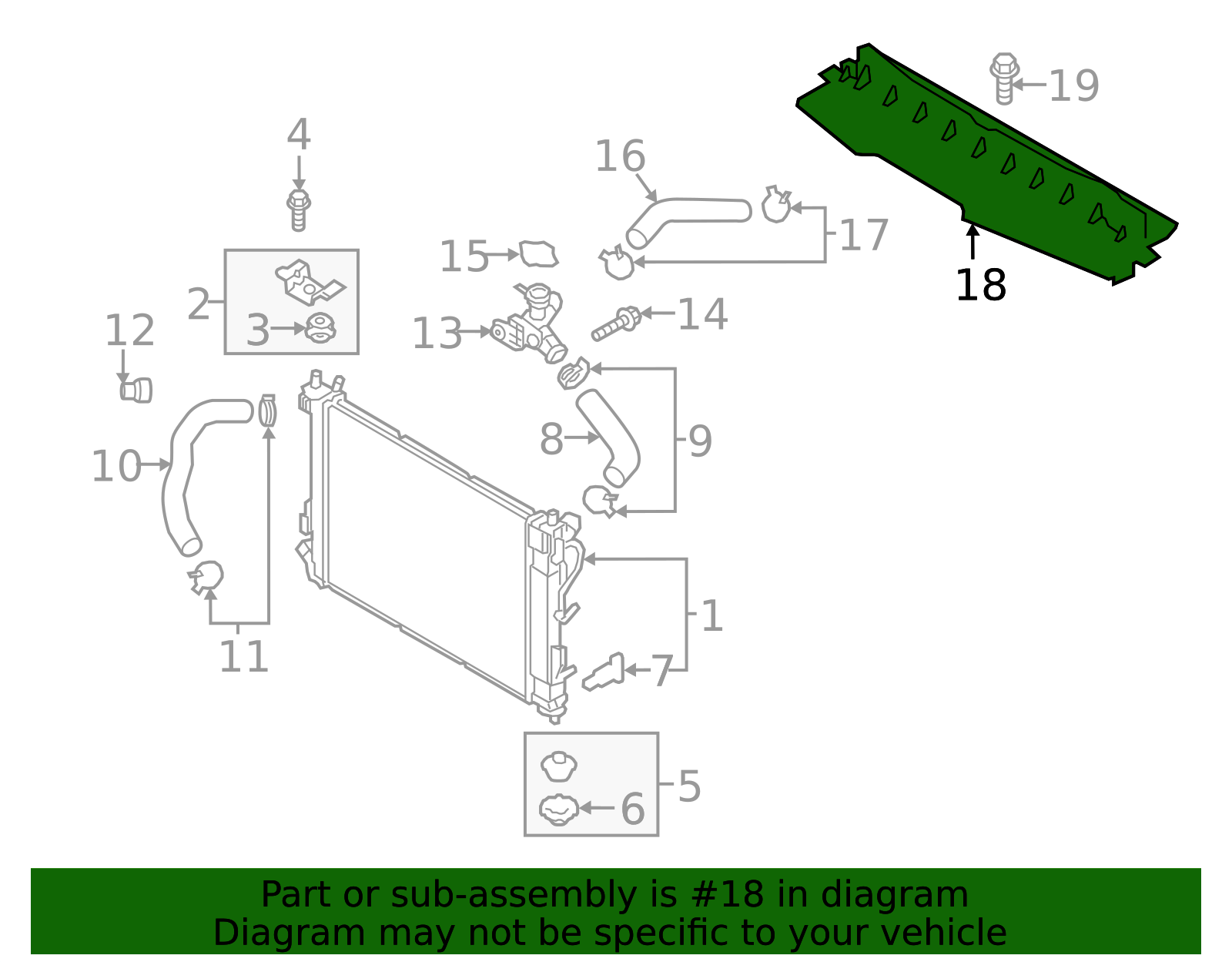 2018-2023 Kia Rio Air Guide 29135-H9000 | OEM Parts Online