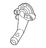 7K121121B - Cooling System: Thermostat Cover for Volkswagen Image