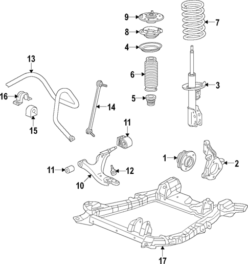 Suspension Components for 2018 Acura RDX #1