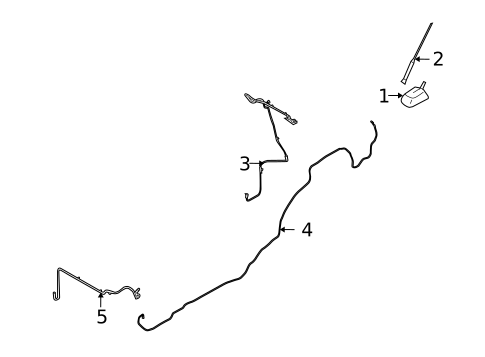 Antenna & Radio for 2009 Ford Taurus X #1