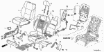 81291TA0A01 - Interior/Bumper: CLIP for Acura Image