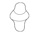 6777106030 - Body: Pkg Tray Trim Retainer for Lexus: ES300 Image