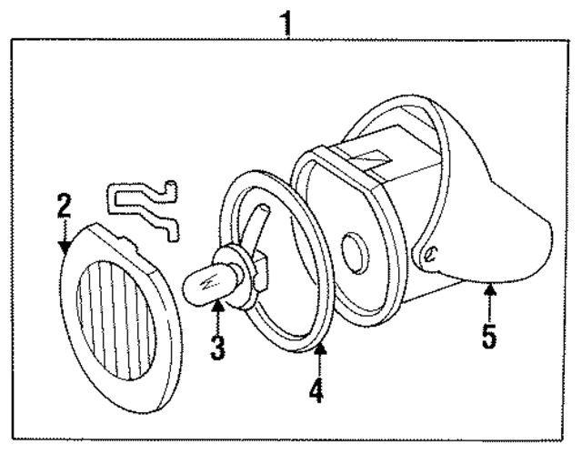 4882568 - Electrical: Fog Lamp Assembly for Mopar Image
