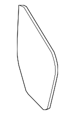 76203TBAC01 - Body: Mirror Glass for Honda: Civic, Insight Image