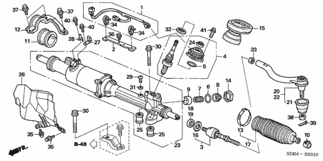 P.S. Gear Box for 2007 Honda Accord #0
