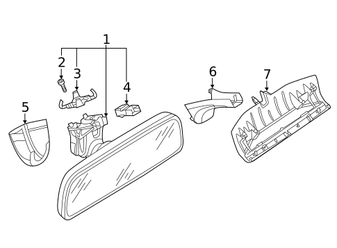 Inside Mirrors for 2021 Volkswagen Jetta #0