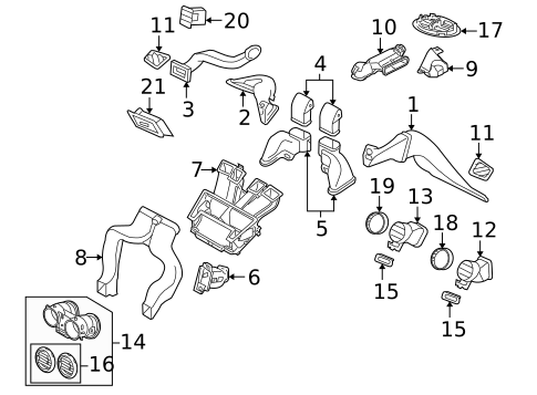 Ducts for 2013 Land Rover LR4 #0