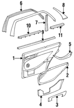 1267300622 - : Pull Handle for Mercedes-Benz Image