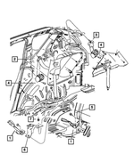4645999AA - Restraints: Child Seat Anchor for Mopar Image