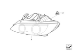 63117182517 - Lighting: Ahl-Xenon Headlight, Left for BMW Image