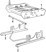 3539083 - Body: Seat Frame for Volvo: 760, 940, 960 Image