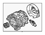 12348634166 - Electrical: Alternator for BMW: X5, X7 Image