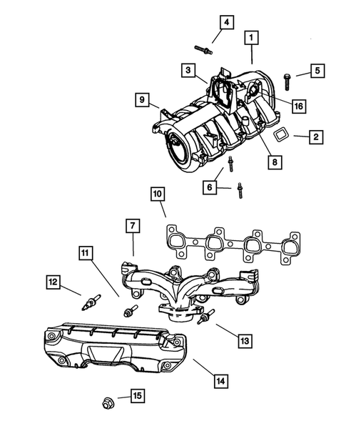 Manifolds for 2006 Dodge Dakota #0