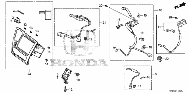 Navigation System - GPS Antenna for 2015 Honda Civic #0