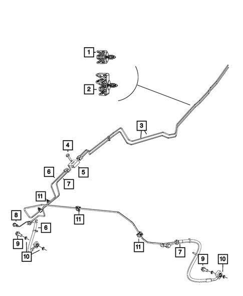 Hydraulic Control Unit, Brake Tubes and Hoses for 2017 Ram 1500 #1