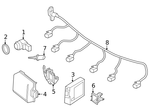 Electrical Components for 2024 Mercedes-Benz E450 #7