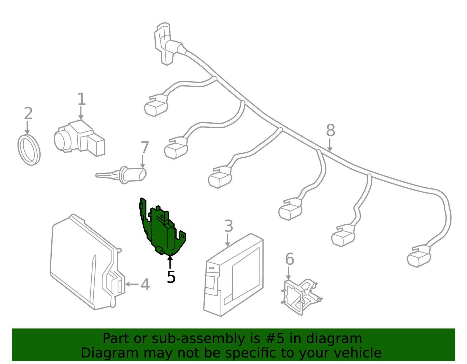 Cruise Control Distance Sensor Bracket 213-888-99-00 | Mercedes-Benz ...
