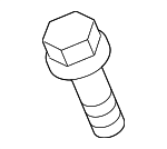 MB268795 - Electrical: Outer Belt Lower Bolt for Mitsubishi Image