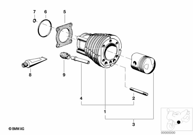 11111337567 - Engine: O-Ring - 93X2.2 for BMW-Motorrad Image