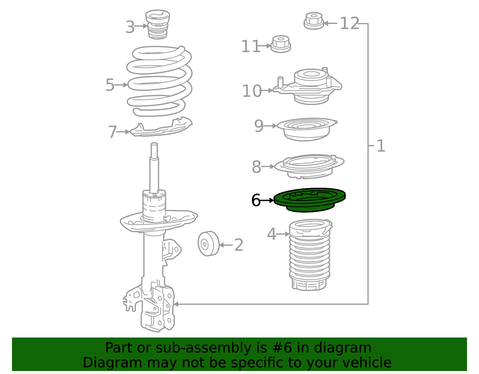 2023-2025 Toyota Spring Insulator 48157-0E070 | MotorMotor