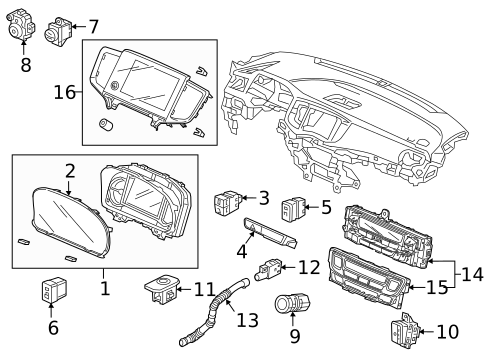 Ignition Lock for 2024 Honda Passport #0