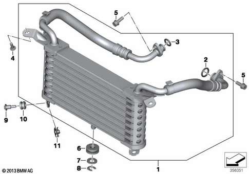 Oil Cooler for 2016 BMW-Motorrad S 1000 R #0