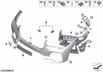 51117421820 - Vehicle Trim: Support, Fog Lamp Right for BMW Image