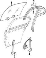10317037 - Body: Glass &amp; Frame for Oldsmobile: Intrigue Image