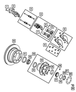 1BP02694AA - Brakes: Wheel Bearing, Bproauto for Ram: 2500, 3500 Image