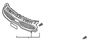 86355J5800 - : Grille Radiator for Kia: Stinger Image