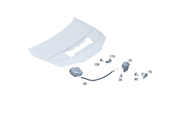 2327503600 - : Lock for Mercedes-Benz Image