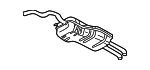 1J5253609AQ - Exhaust: Muffler for Volkswagen Image