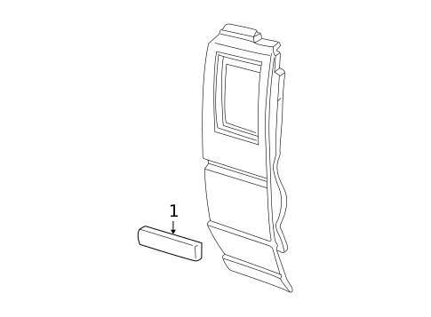 Exterior Trim - Cab for 1998 Ford Ranger #1