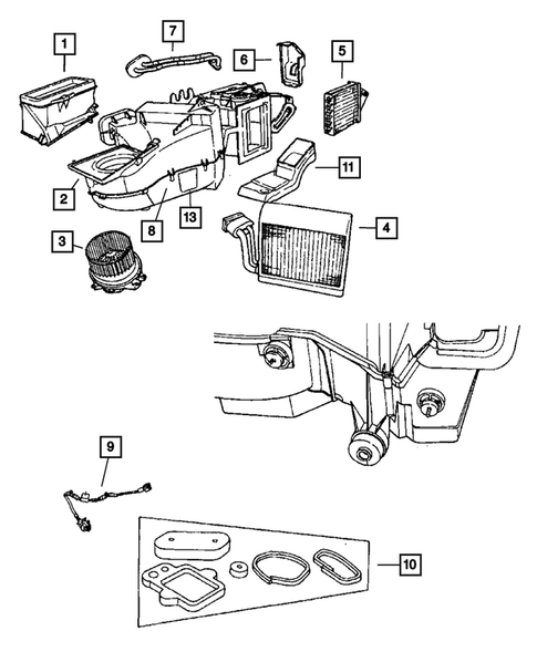 Air Conditioner and Heater Units for 2010 Chrysler PT Cruiser #1