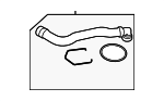 PC3Z8260D - Cooling System: Upper Hose for Ford Image