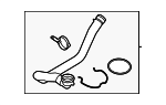 PC3Z8C471A - Belts &amp; Cooling: Radiator Coolant Hose for Ford Image