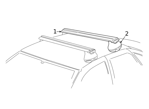 Luggage Carrier for 2000 Saturn LS #0